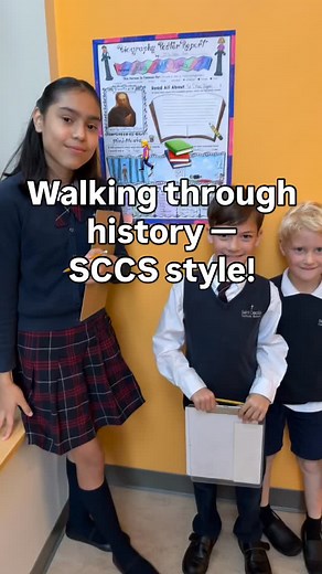 ✨ All Saints Day Comes to Life at SCCS! ✨ Today, November 5, our 5th–8th grade students took part in one of our most anticipated academic traditions — the Annual Saint Walk, a signature All Saints Day event that blends research, writing, creativity, and presentation skills into one exceptional learning experience. 🚶‍♀️🚶‍♂️📚 Each student selected a Saint who resonated with them, conducted in-depth research, wrote an analytical paper, and transformed their findings into a colorful, creative dis