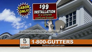 Beldon LeafGuard $99 Installation Sale TV Spot, 'Magic Happens'