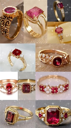 Luxury ruby rings made to be cherished forever 🔥Perfect for gifting, daily elegance, and moments