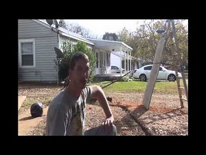 Home made trenching machine