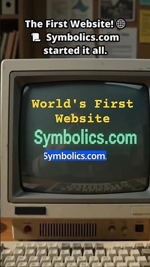First Domain Name! 🌐#internet #history #web