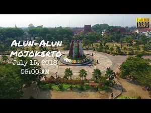 [Aerial] Alun-Alun Mojokerto, Indonesia