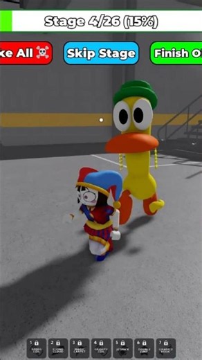 POMNI ESCAPES PATO PRISON RUN! 🦆😱 (Roblox Obby)