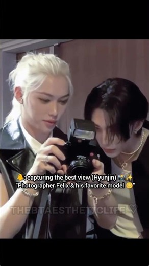 Hyunjin protecting Felix from the cold.💖🥰#Hyunjin#Felix#SKZ#hyunlix#straykids#thebtasthticlife#kpop