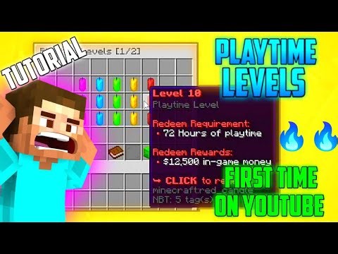 How to set up playtime levels on your Minecraft Server #minecraft #lifesteal #development