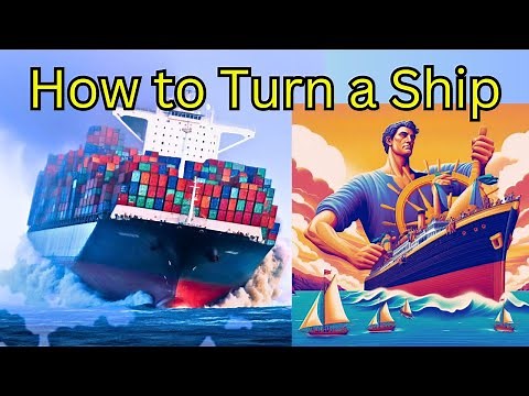 How to Turn a Ship -The Rudder #marine #engineering #navalarchitecture #maritime #archi #animation