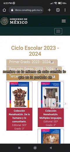 Colección Nanahuatzin: Libros de 3 de Secundaria 2024
