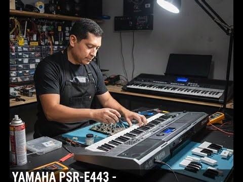 🎹 "Guía Paso a Paso: Reparación de teclas y limpieza interna Yamaha PSR-E443"🔧