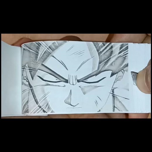 Goku Vs Kefla Flipbook | Dragon Ball Super | Ultra Instinct Goku defeats Kefla using Kamehameha