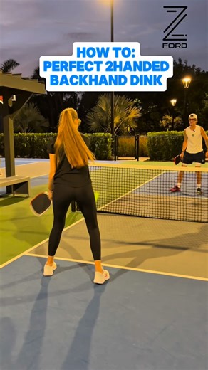4.9K views · 282 reactions | Do you struggle on the 2handed backhand? Watch this video! Step 1: Establish a good grip for two hands Step 2: Drop paddle head under ball Step 3: Make sure your body is behind the ball Step 4: Don’t over swing Step 5 Brush the back off the ball creating topspin ❗️Follow @fordpickleballcoaching to improve your pickleball game ❗️ • • • #pickleball #pickleballtournament #pickleballpro #pickleballhighlights | Zane Ford | Facebook