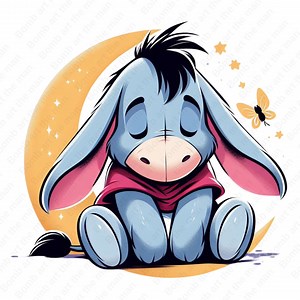 Eeyore Clipart, Cute Eeyore Png, Winnie the Pooh Png, Transparent Design, Instant Download - Etsy Australia