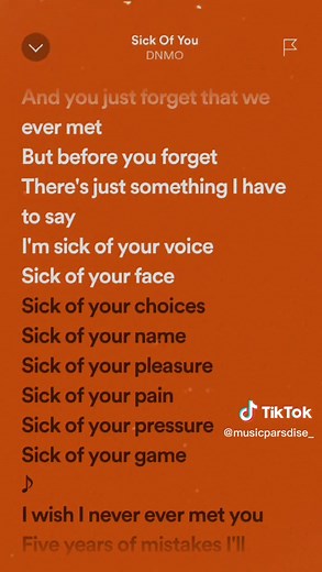 M.P Lyrics on TikTok