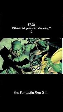 FAQ: When did you start drawing? 2. #howtodrawcomics #comicbookartwork #drawing #startsrawing