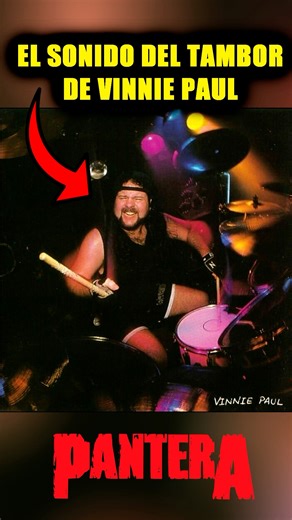 Asi LOGRO VINNIE PAUL el SONIDO APLANADOR de su TAMBOR con PANTERA 🔥