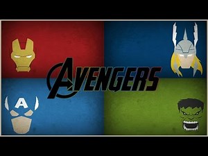THE AVENGERS Finger Family - Nursery Rhyme with Lyrics