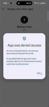 Fix Display Over the App Problem | App Was Denied access Problem Solution