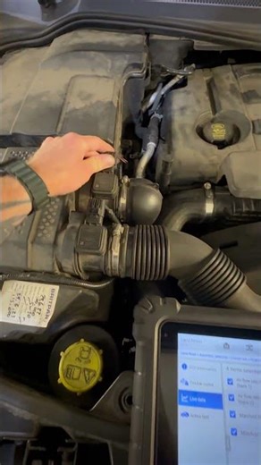 Range Rover, restricted performance light. Super common issue on these.