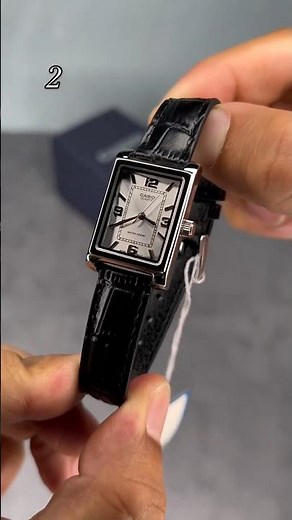 Affordable Cartier tank look on a Casio #watch #casio #casiotank #affordableluxury