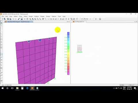 02-Sap2000 | Retaining Wall Design