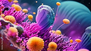 3d illustration of abstract computer generated fractal design.Fractal is never-ending pattern.Fractals are infinitely complex patterns that are self-similar across different scales, AI Generated