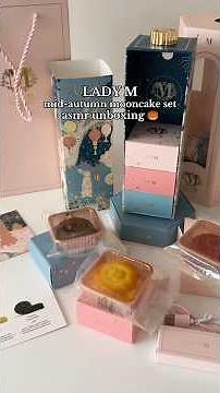 ASMR Unboxing: Lady M Mooncakes!