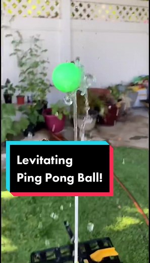 Levitating Ping Pong Ball on Water!