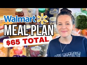A Week of Budget Family Dinners for $65 at Walmart | Easy & Realistic