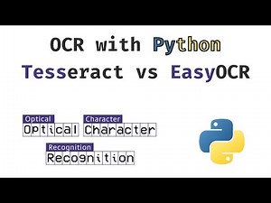 Optical Character Recognition with Python (Tesseract vs EasyOCR)