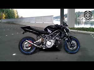 Suzuki SV650 Best Full 12 Exhaust Sound, Holeshot,Laser,GPR,Akrapovic,Stock Exhaust,SC Project