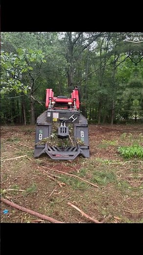 Underbrush removal with the CID brush cutter #landclearing #kubota #landscaping #bonethugsnharmony
