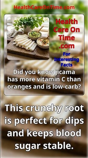 Did you know jicama has more vitamin C than oranges and is low-carb?
