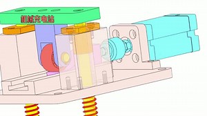 凸轮顶升机构原理动画_哔哩哔哩_bilibili