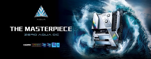 ASRock Z690 Aqua & Z690 Aqua OC Limited Edition Motherboards Launched: Factory Fitted With Enhanced Thermal Velocity Boost BIOS For Intel Core i9-12900KS