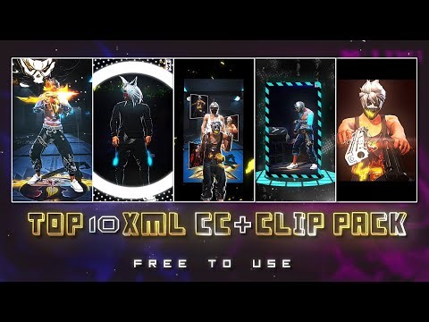 FREE FIRE TOP 10 XML CC + CLIPS | FREE FIRE CLIPS PACK | TOP 10 EMOTE CLIPS ⬇️ #ff