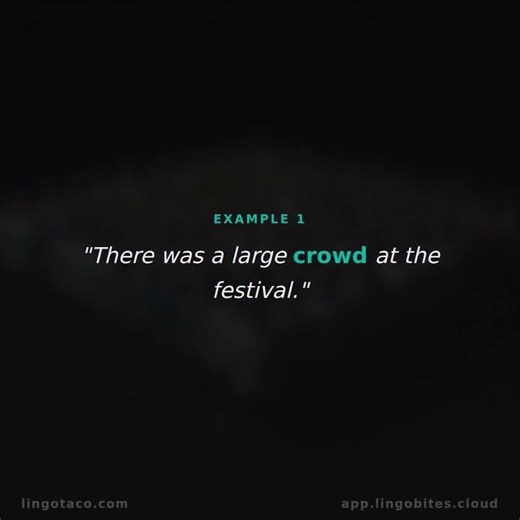The word of the day: crowd | #englishpronunciation #SpeakEnglish #wordoftheday #Shorts