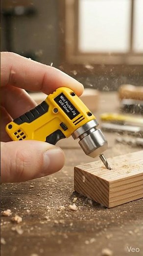 Mini Pocket Hole Drill Driver in Action | Realistic DIY Woodworking Tool