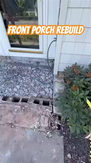 Front Porch Rebuild #diy #construction #frontporch | Charley Fraser | Facebook