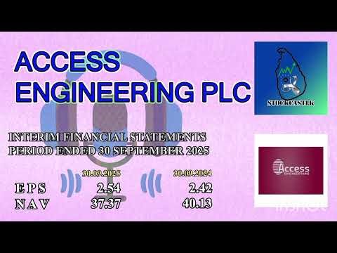 Access Engineering PLC (AEL.N0000) Q2 2025/26 Financial Report | Sinhala AI Podcast