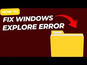 Fix file explorer error on windows