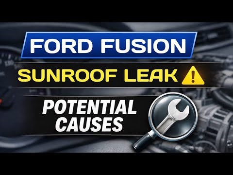 Ford Fusion Sunroof Leak – Possible Causes Explained