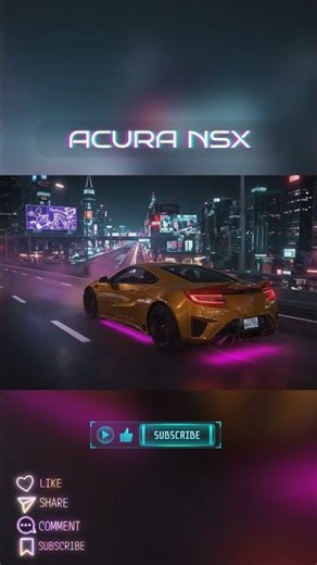 ACURA NSX - The one and only. 🔥 #automobile #manifesdit #trending #edit #cartok #bmw #carlover