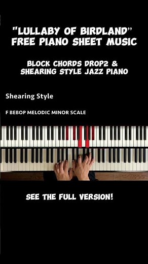 Lullaby of Birdland #freesheetmusic