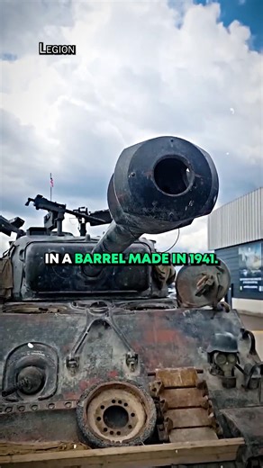 The Last Firing Sherman Tank