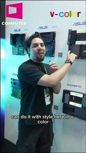 V-Color's Computex 2026 Booth is a PC Builder's Dream featuring all the RGB RAM you can imagine 👀