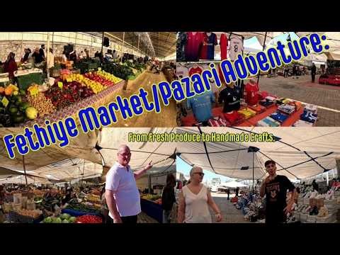 Fethiye Market/ Pazari Adventure: From Fresh Produce to Handmade Crafts.