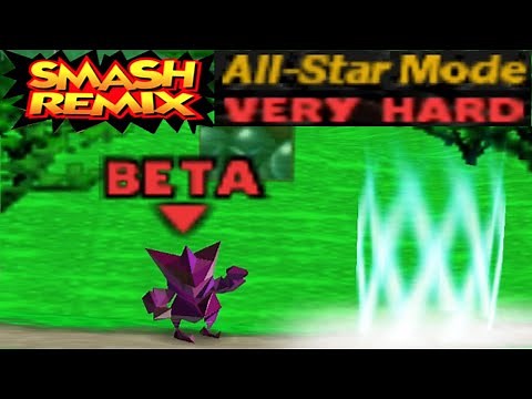 Smash Remix - All Star Mode Gameplay with Polygon Wario (VERY HARD)