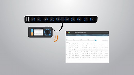 Ceribell System Setup with Brain Stethoscope