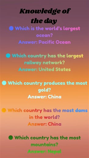 Knowledge Shorts for Curious Minds!#knowledge #viral #shortvideo #shorts