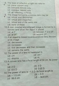 A real, inverted and enlarged image is formed by a convex lens ... | Filo