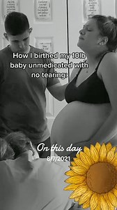 Sometimes tearing is inevitable and it doesn’t mean anything is wrong with you… but some things I implemented that I think helped me tremendously during this birth ❤️ #onthisday #homebirth #10lbbaby #waterbirth #laboranddelivery #10poundbaby #pregnancytok #labortips #midwiferycare | Labor & Delivery